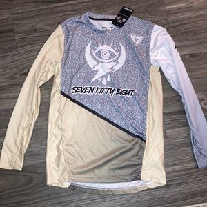 758 Studios Longsleeve Mtb Riding Jersey (Enthrown)